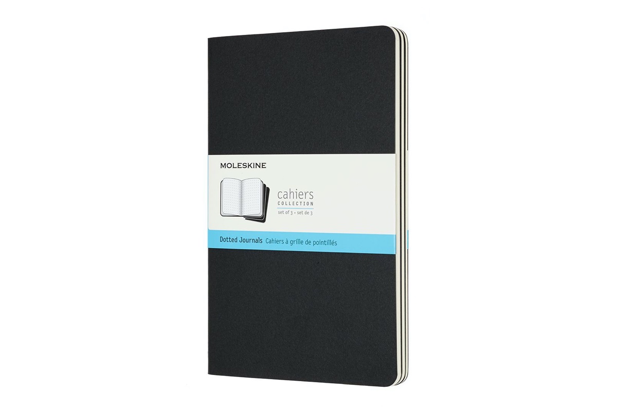 Moleskine Cahier Dotted Notebook Large Black