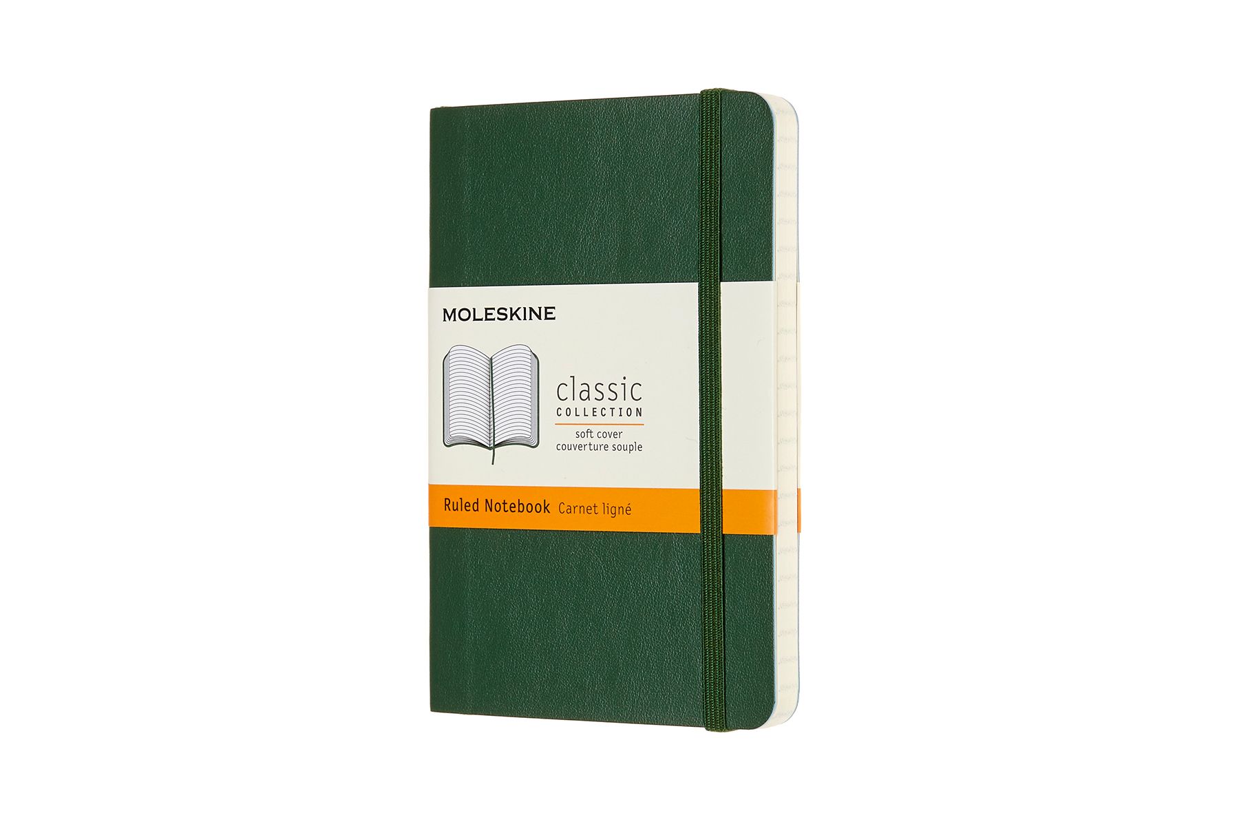 Moleskine Ruled Soft Cover Notebook Pocket Myrtle Green