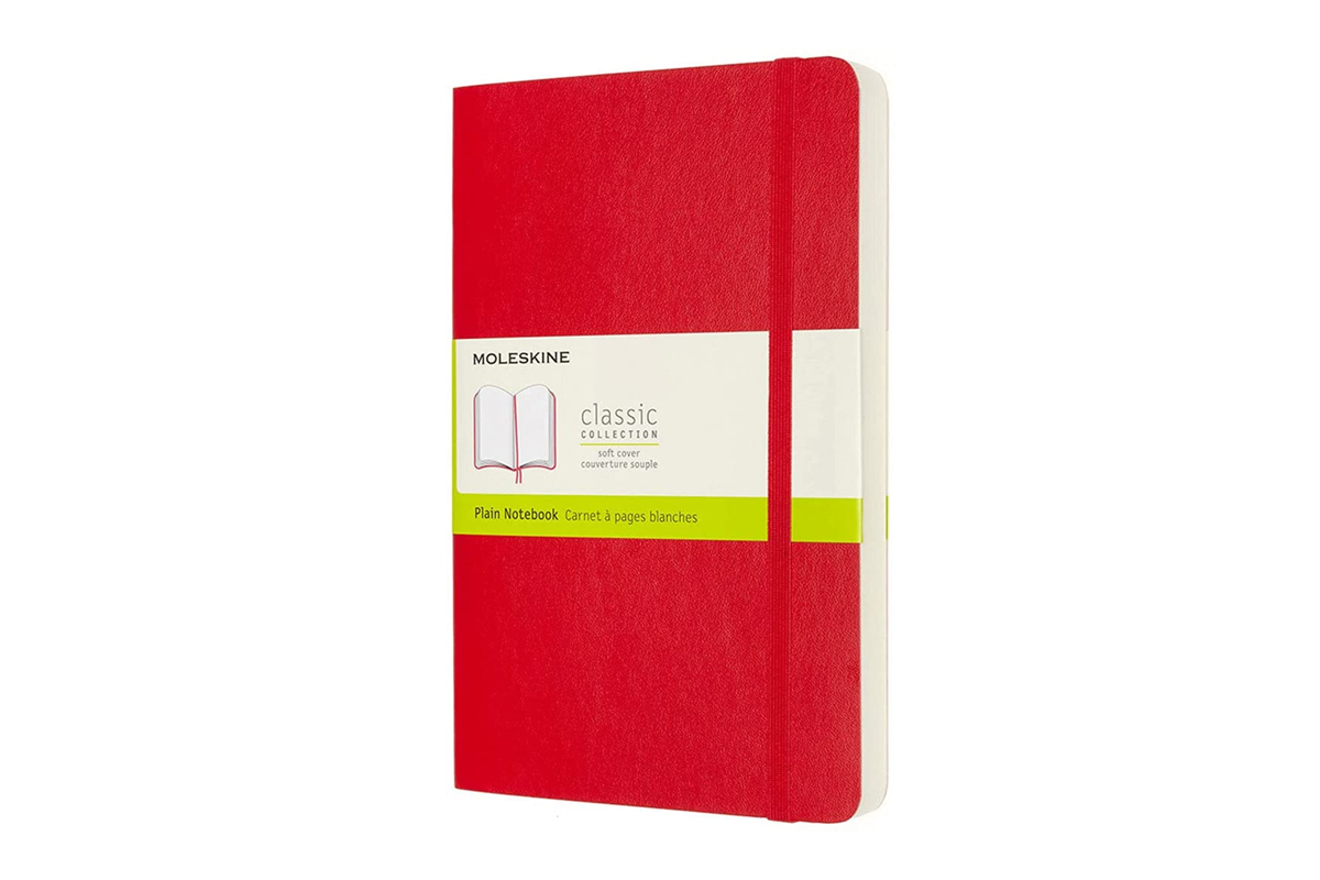 Moleskine Plain Soft Cover Notebook Pocket Scarlet Red