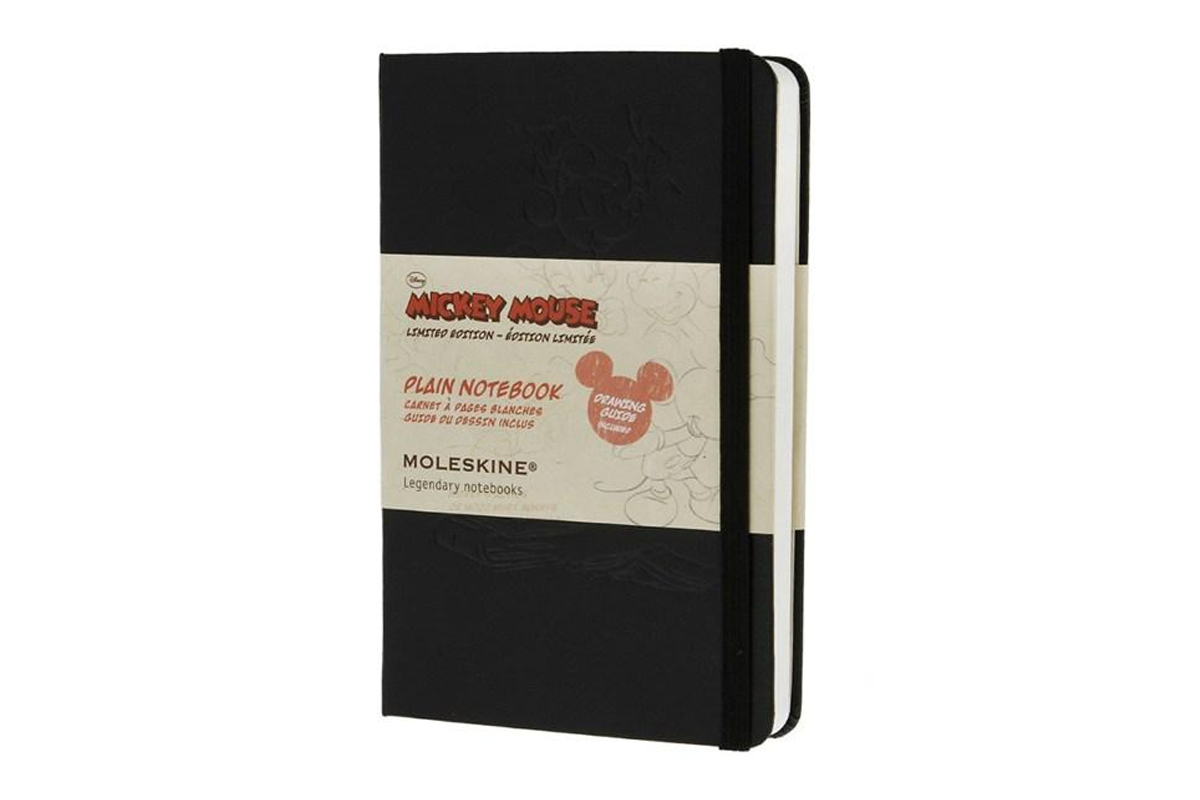 Moleskine Limited Mickey Mouse Plain Notebook Large Black 