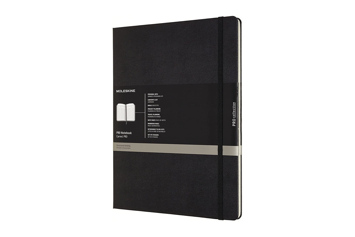 Moleskine Pro Collection Notebook XXL Hardcover Black