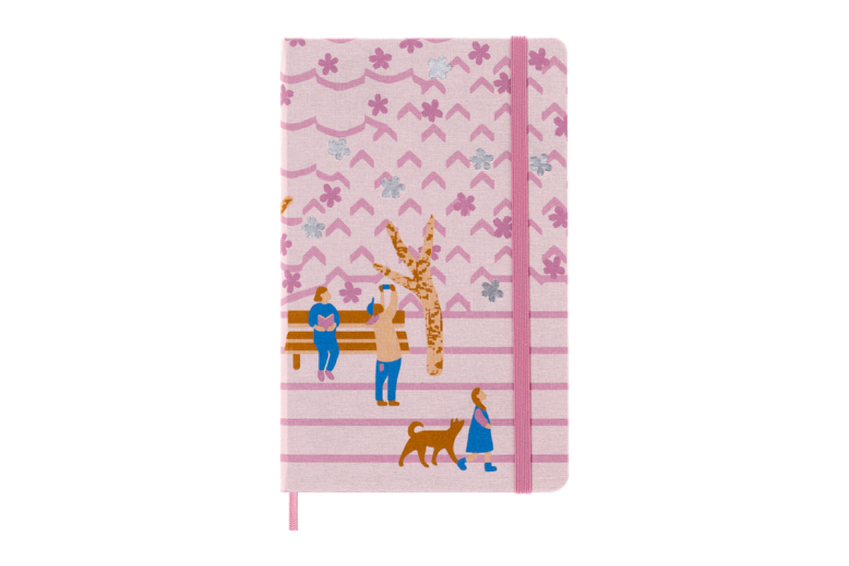 Moleskine Sakura Limited Edition Notebook Large Plain - "Bench"