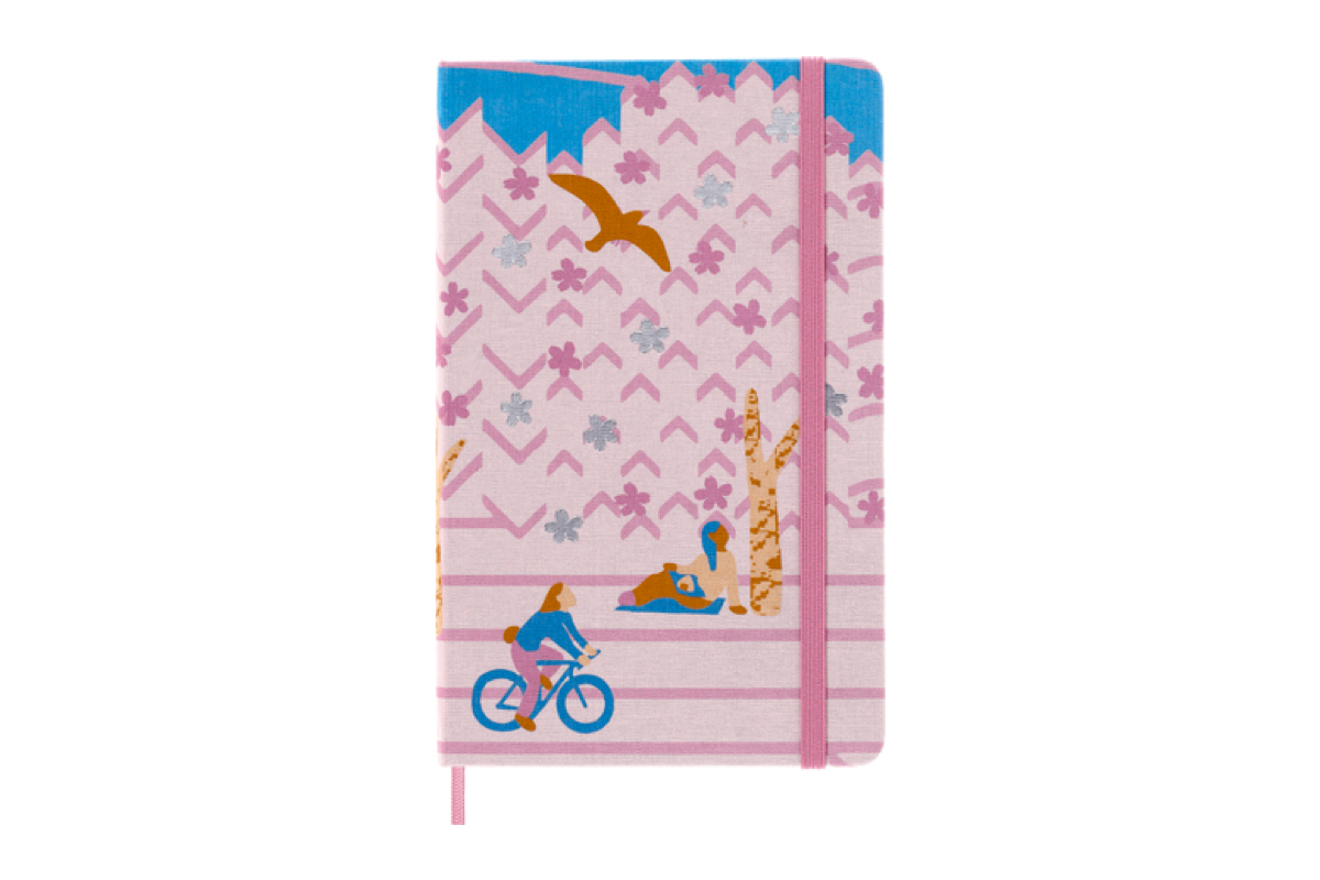 Moleskine Sakura Limited Edition Notebook Large Ruled - "Bicycle"