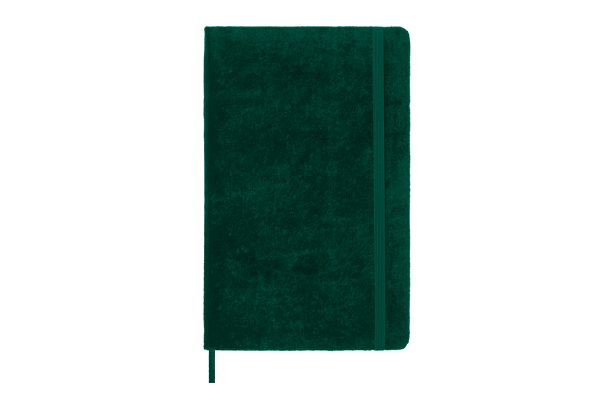 Moleskine Limited Edition Notebook Velvet Large Ruled Green