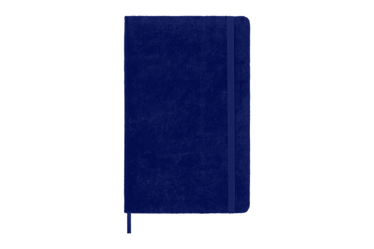 Moleskine Limited Edition Notebook Velvet Large Ruled Purple