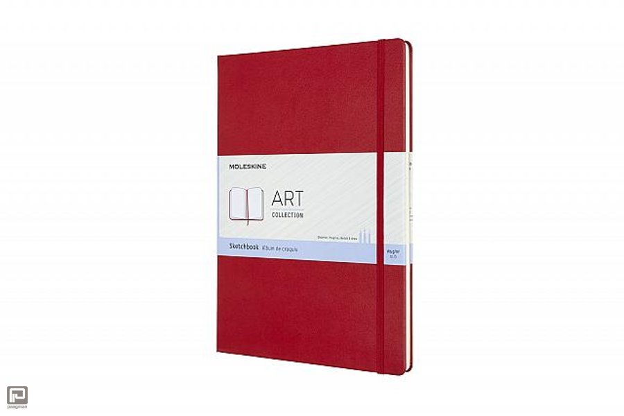 Moleskine A4 rood schetsboek