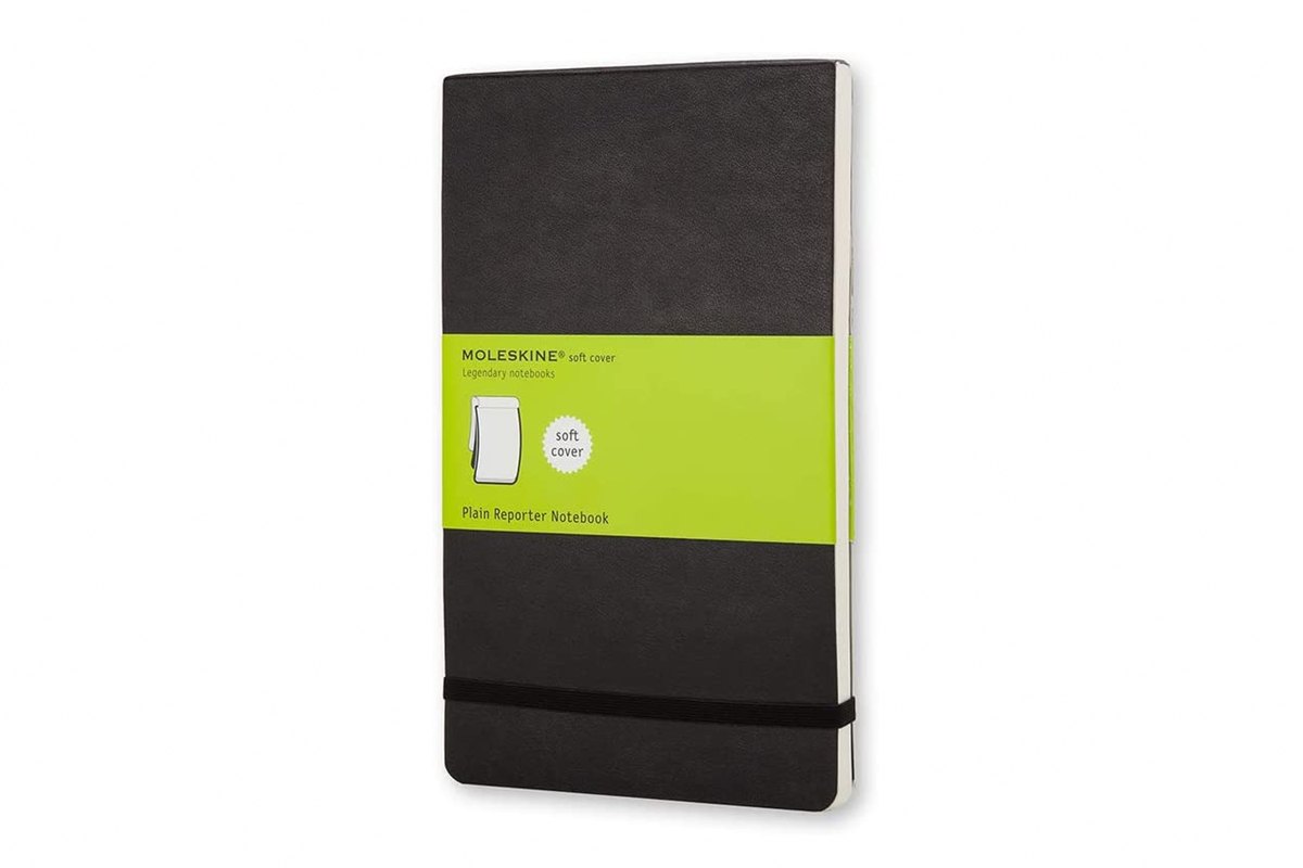 Moleskine Plain Reporter Notebook Pocket Black
